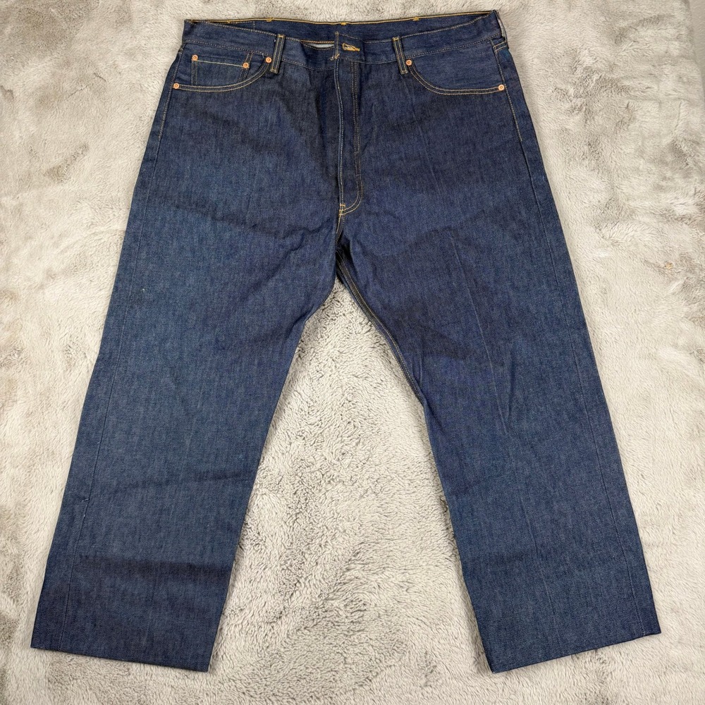 Vtg Levi's 501XX Jeans Dark Denim Straight Mens 42x30‎ Button Fly Mexico WPL 423